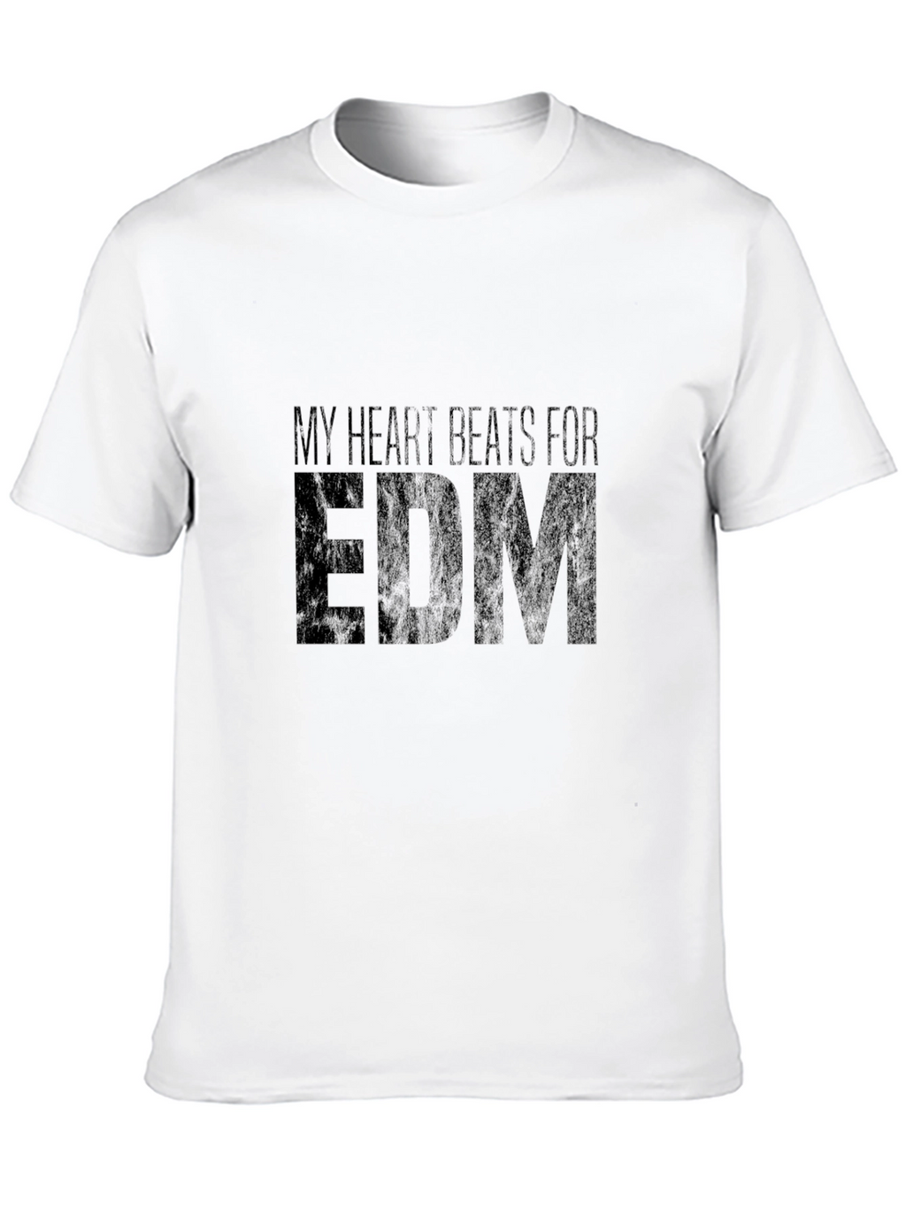 My Heart Beats for EDM Black T-Shirt