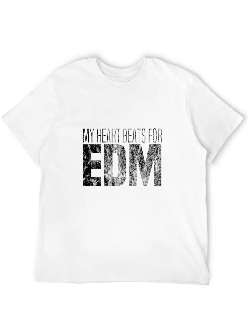 My Heart Beats for EDM Black T-Shirt