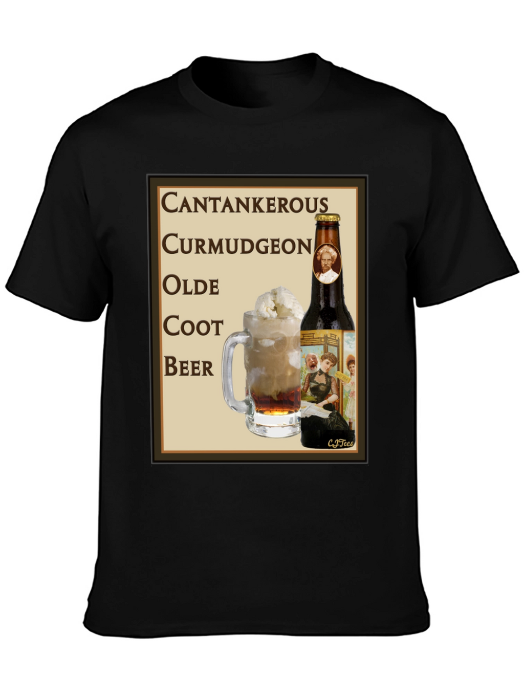 Cantankerous Curmudgeon Olde Coot Beer T-Shirt