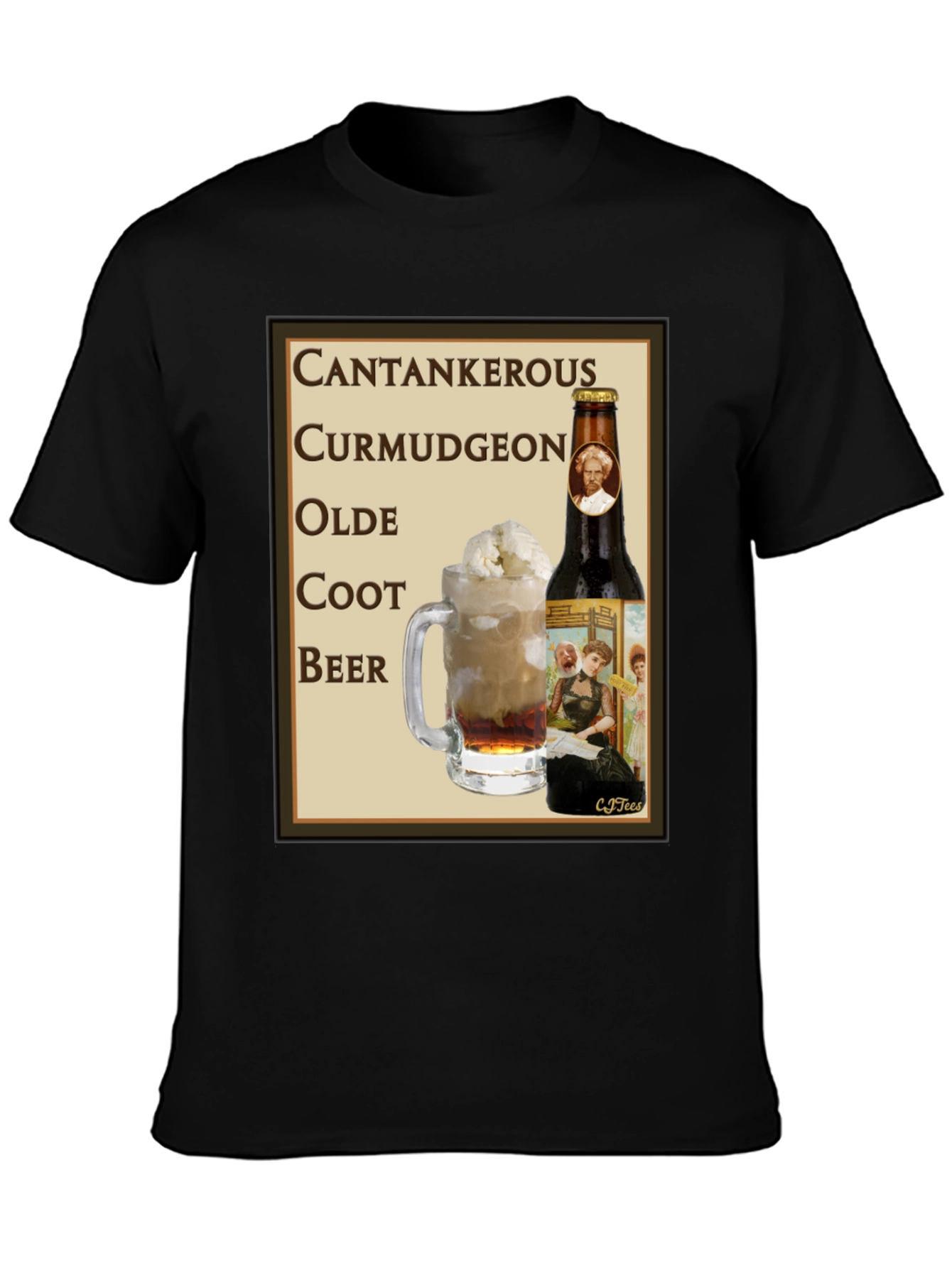 Cantankerous Curmudgeon Olde Coot Beer T-Shirt