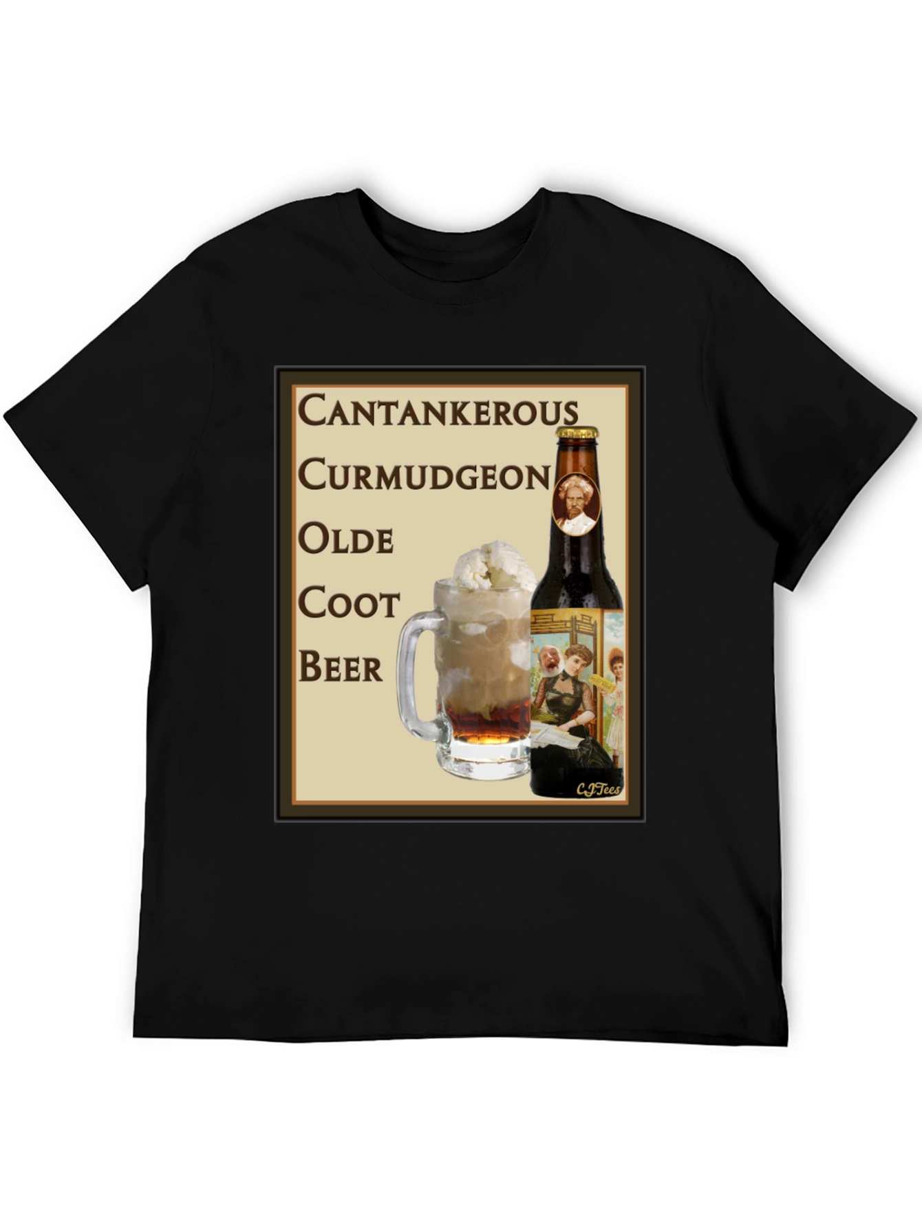 Cantankerous Curmudgeon Olde Coot Beer T-Shirt
