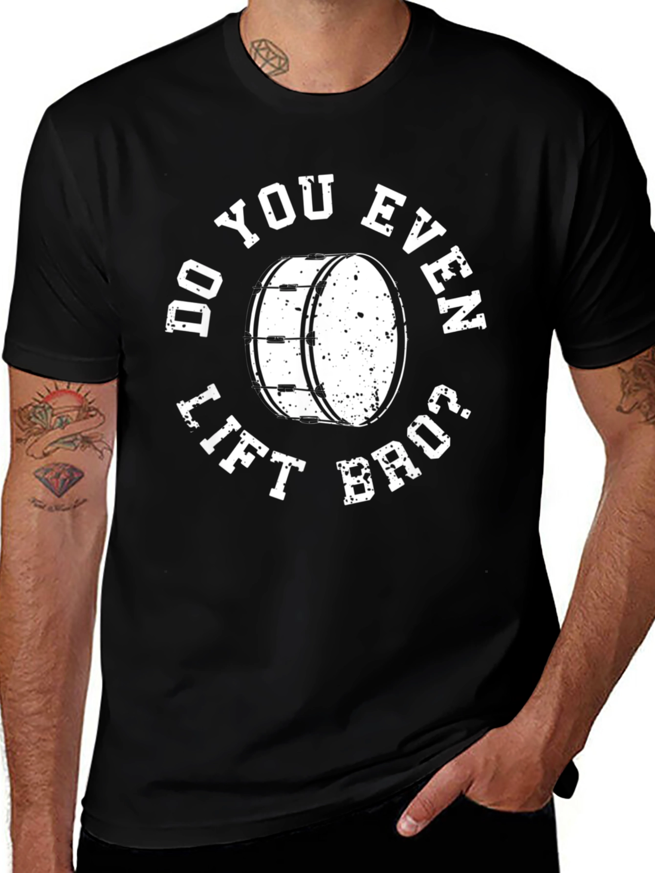 Do You Even Lift Bro? Band Drummer T-Shirt