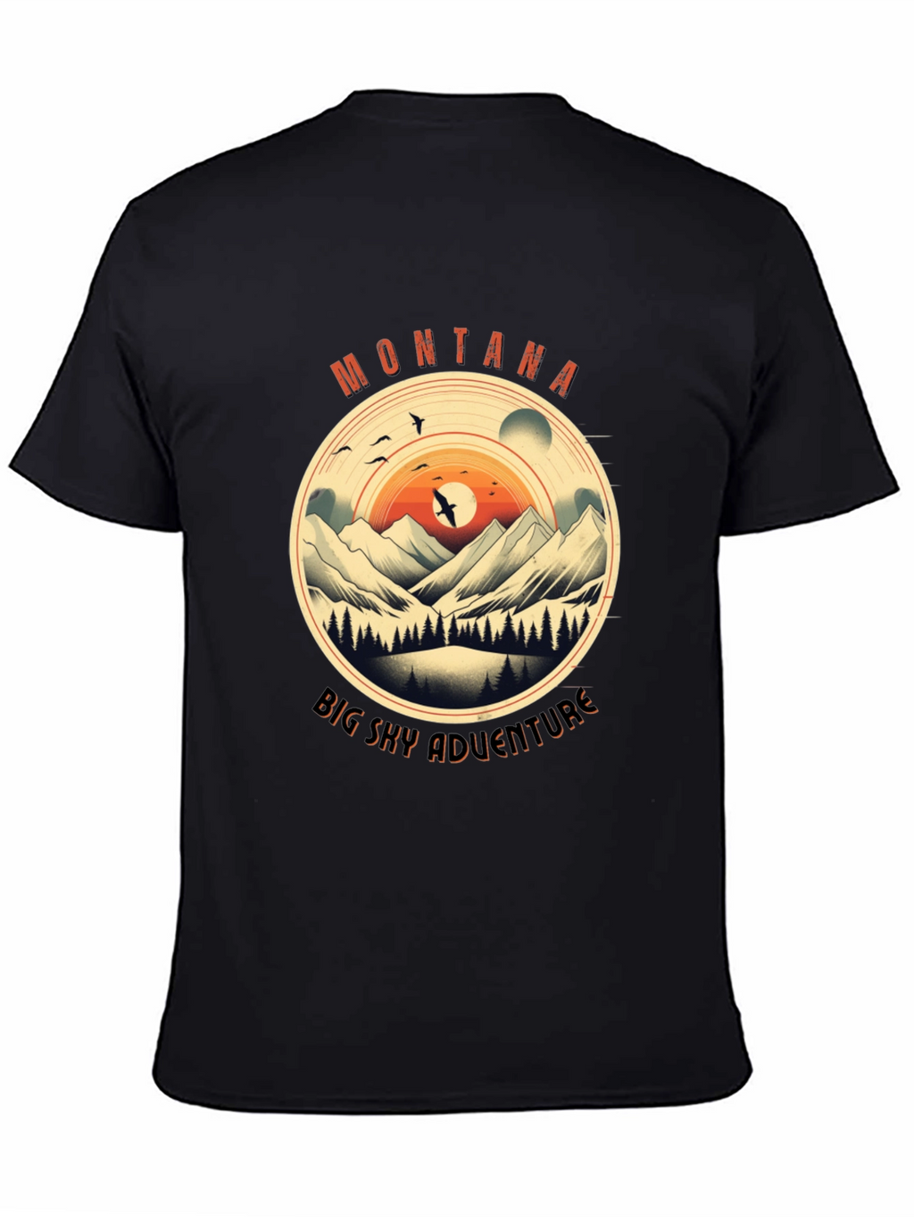 Montana Big Sky Adventure Graphic Tee