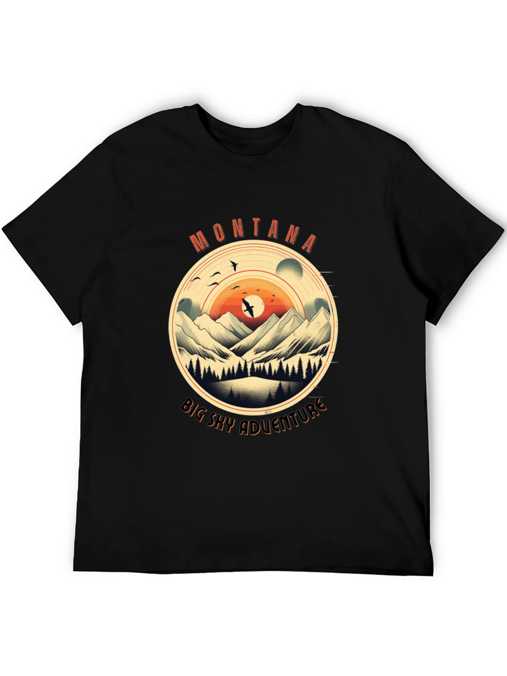 Montana Big Sky Adventure Graphic Tee