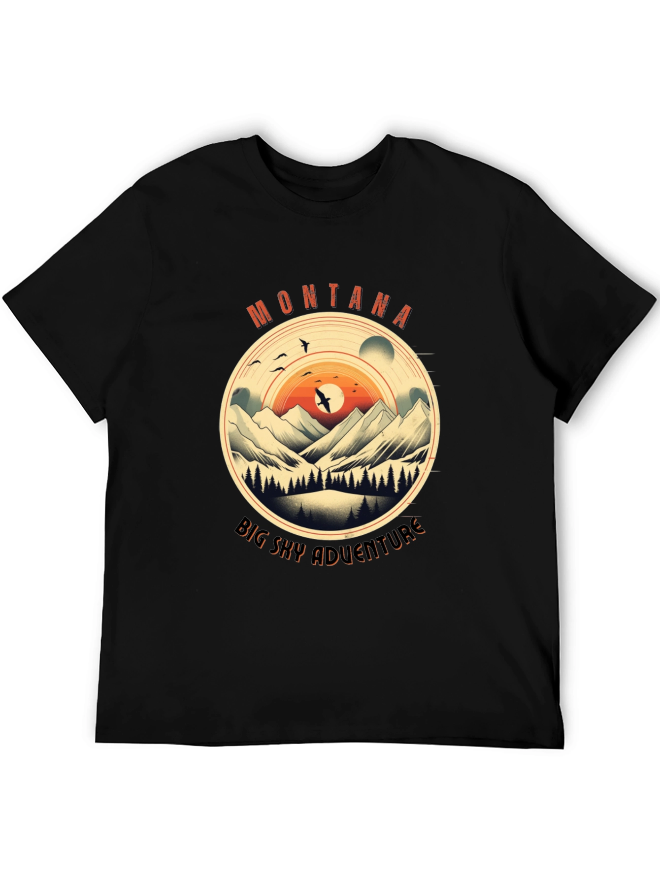 Montana Big Sky Adventure Graphic Tee