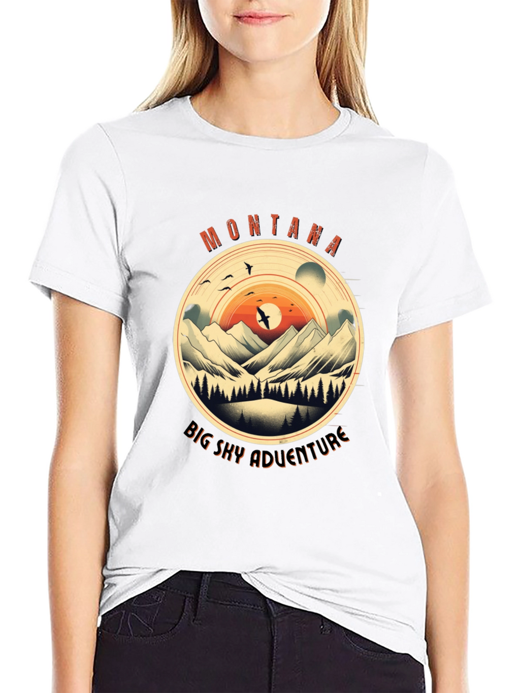 Montana Big Sky Adventure Graphic Tee