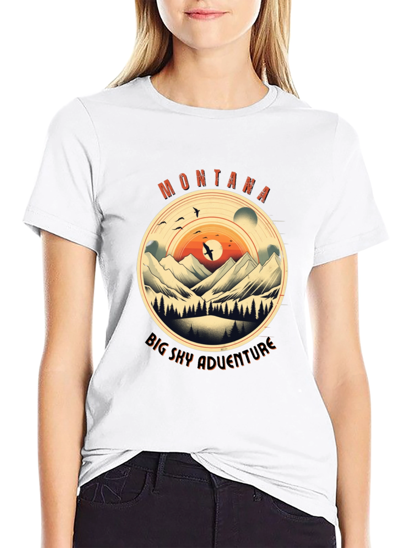 Montana Big Sky Adventure Graphic Tee