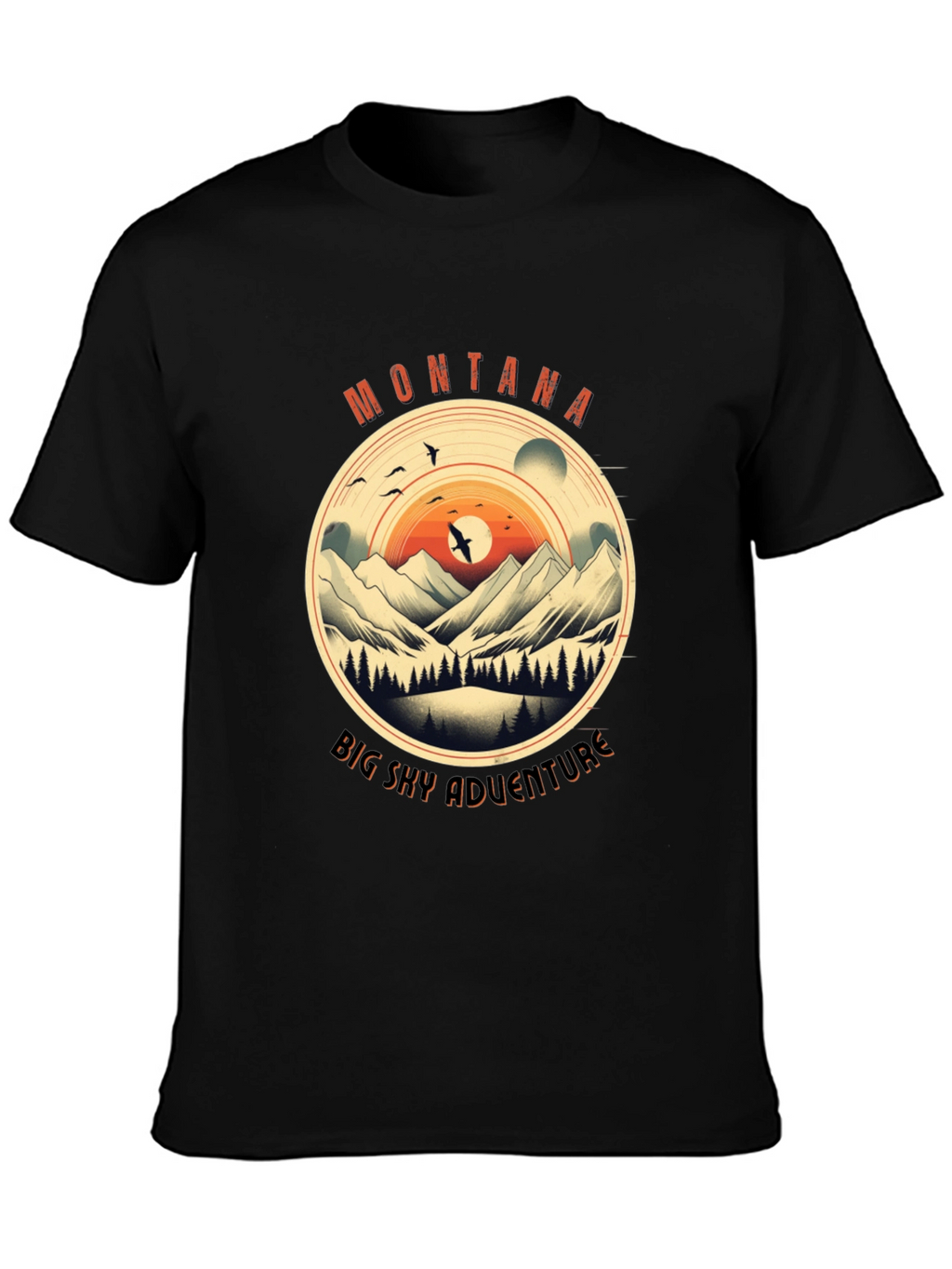 Montana Big Sky Adventure Graphic Tee