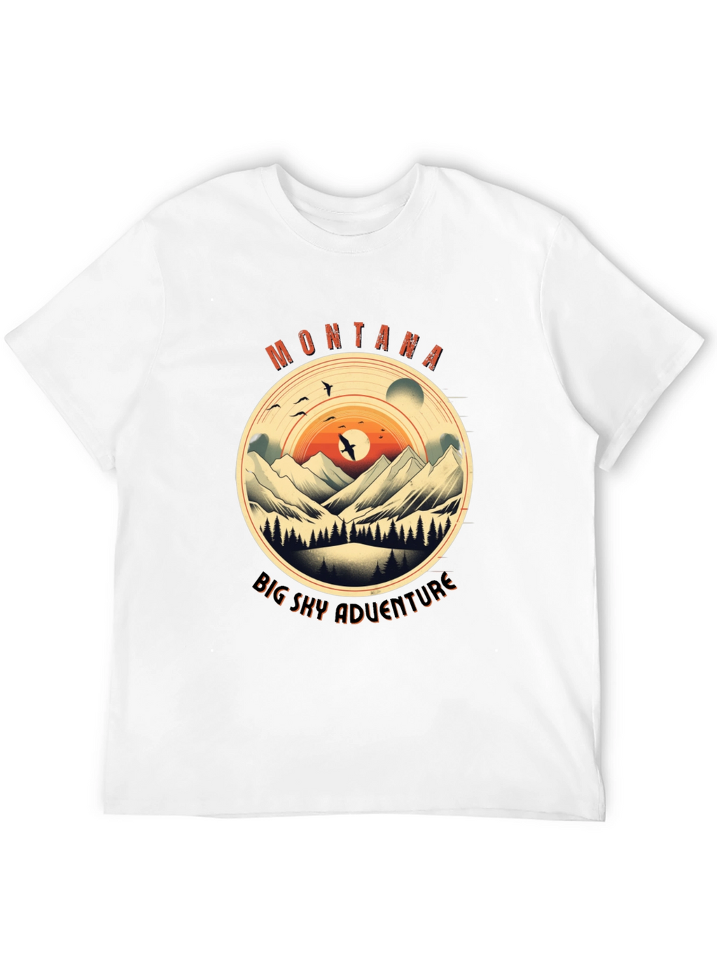 Montana Big Sky Adventure Graphic Tee