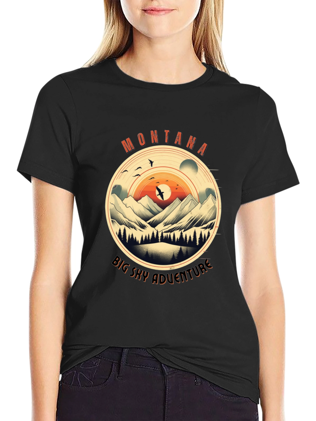 Montana Big Sky Adventure Graphic Tee