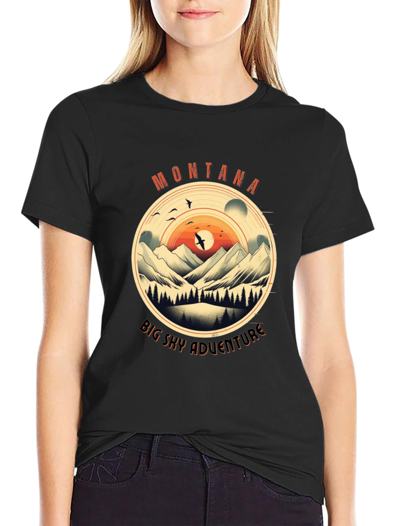 Montana Big Sky Adventure Graphic Tee