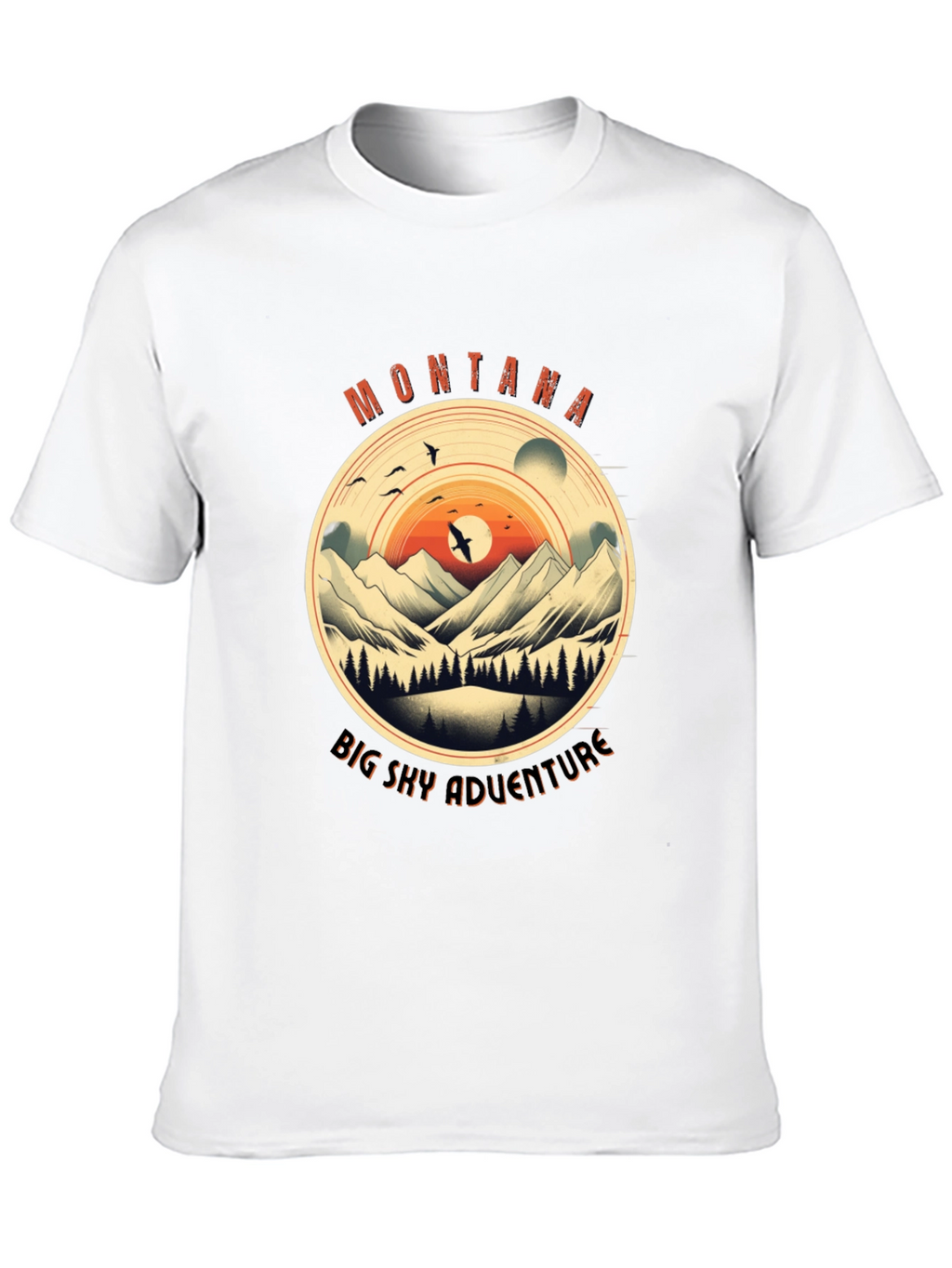 Montana Big Sky Adventure Graphic Tee