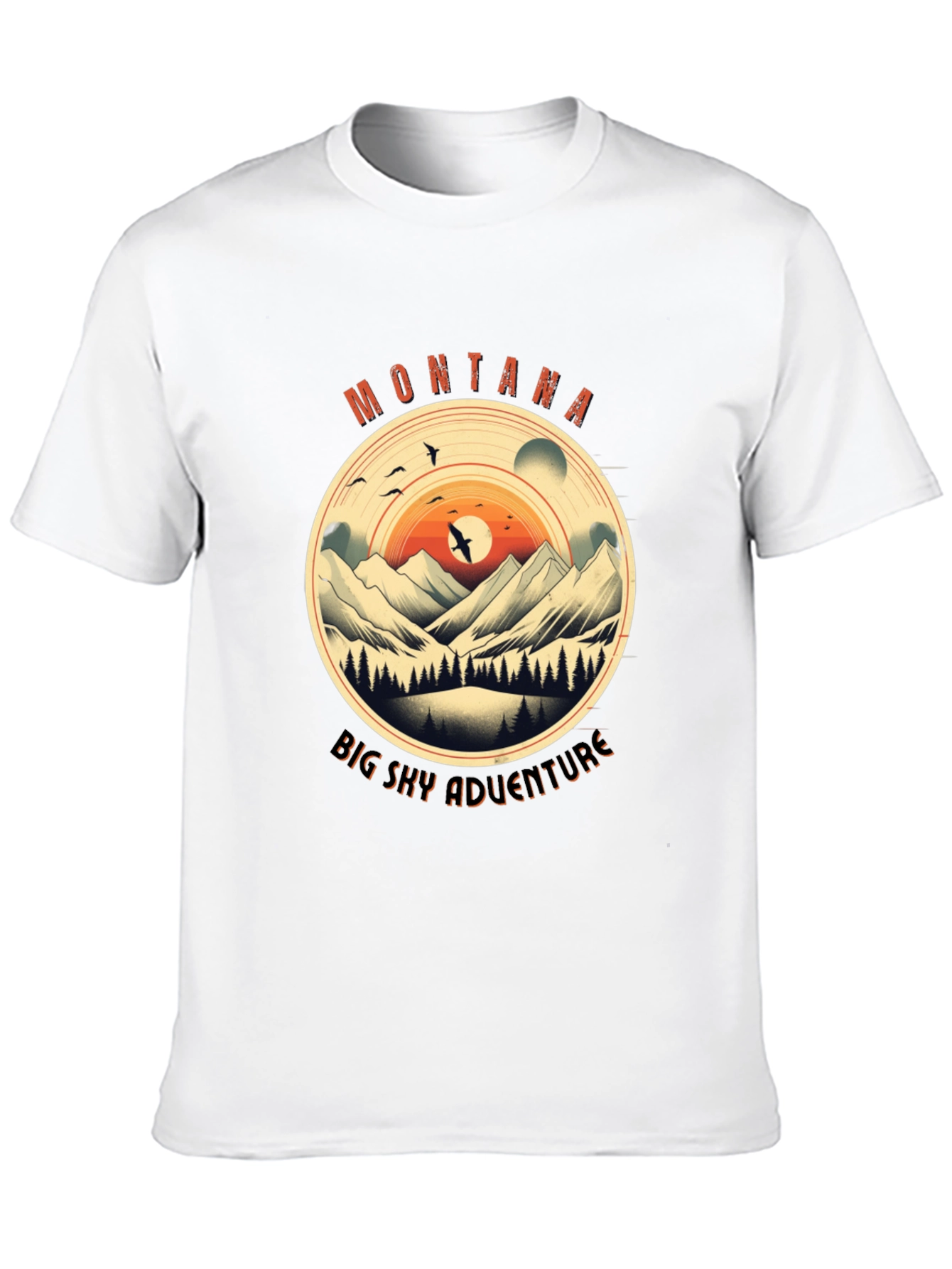 Montana Big Sky Adventure Graphic Tee