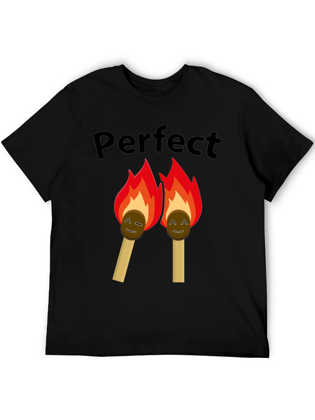 Perfect Match Graphic Tee - Black T-Shirt