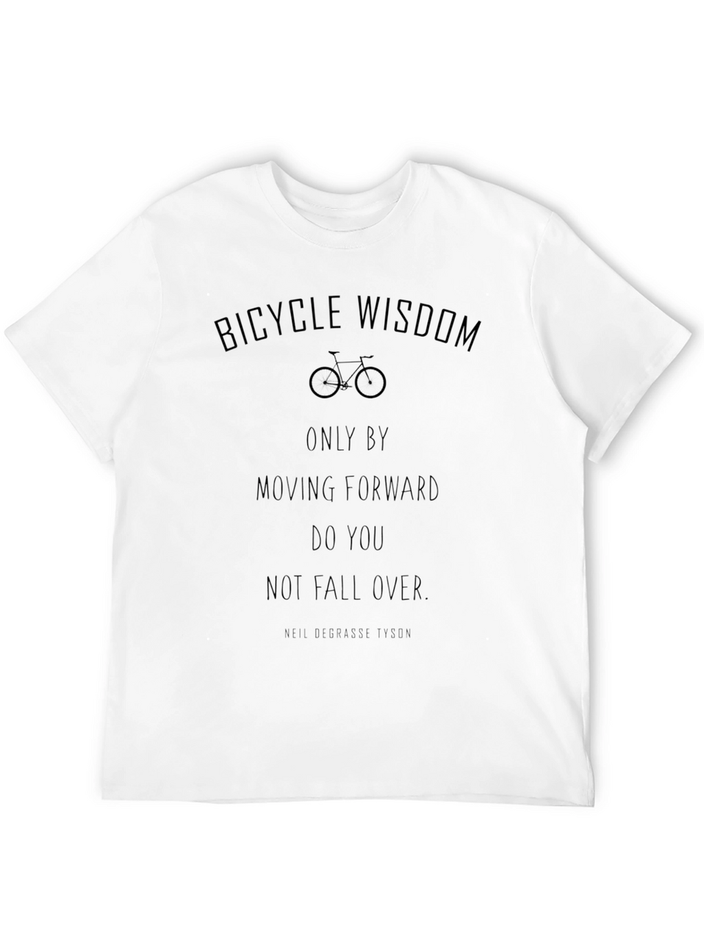 Bicycle Wisdom Graphic Tee - Moving Forward T-Shirt