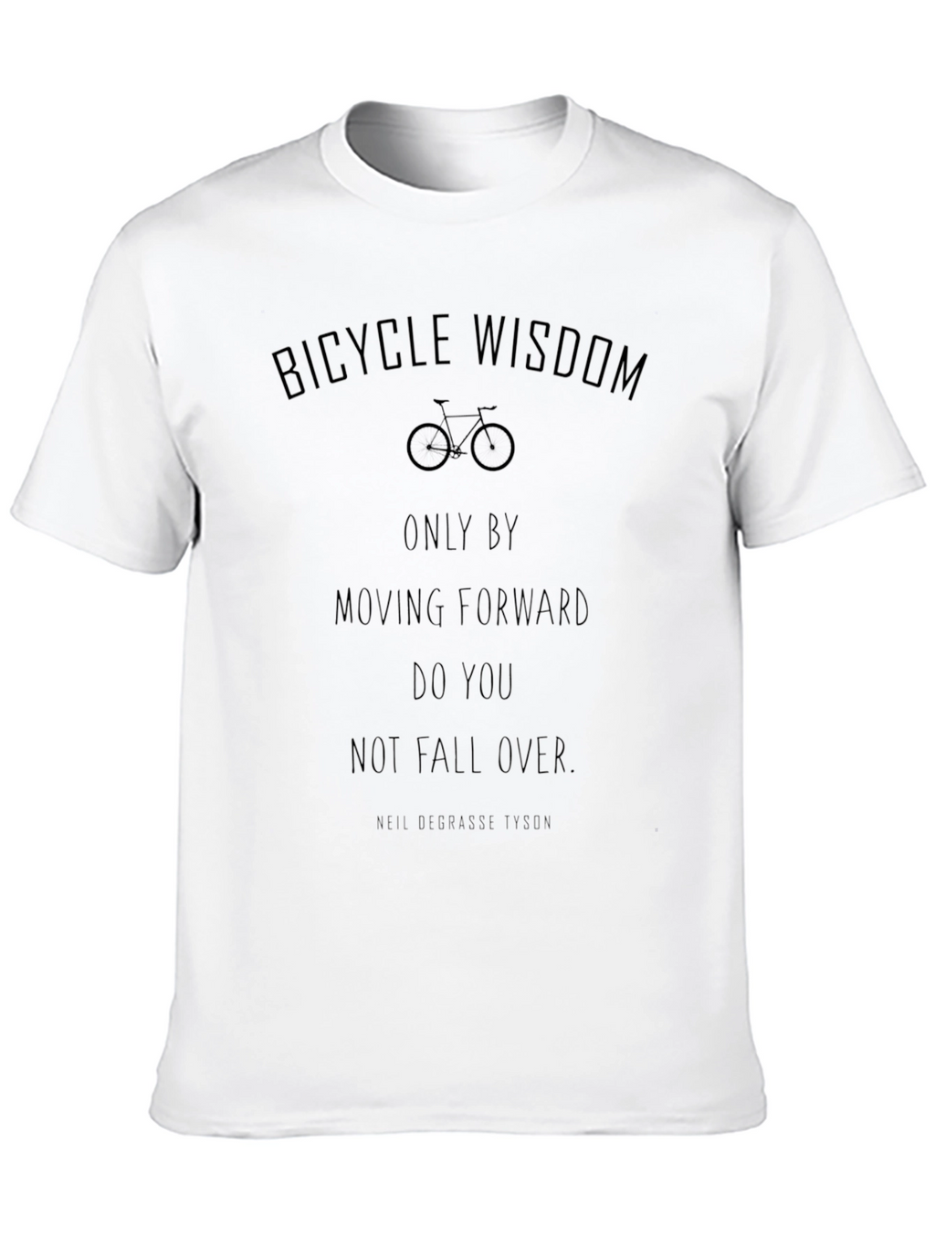Bicycle Wisdom Graphic Tee - Moving Forward T-Shirt