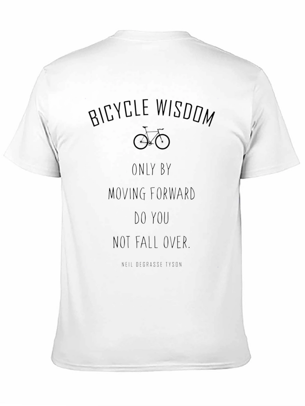 Bicycle Wisdom Graphic Tee - Moving Forward T-Shirt