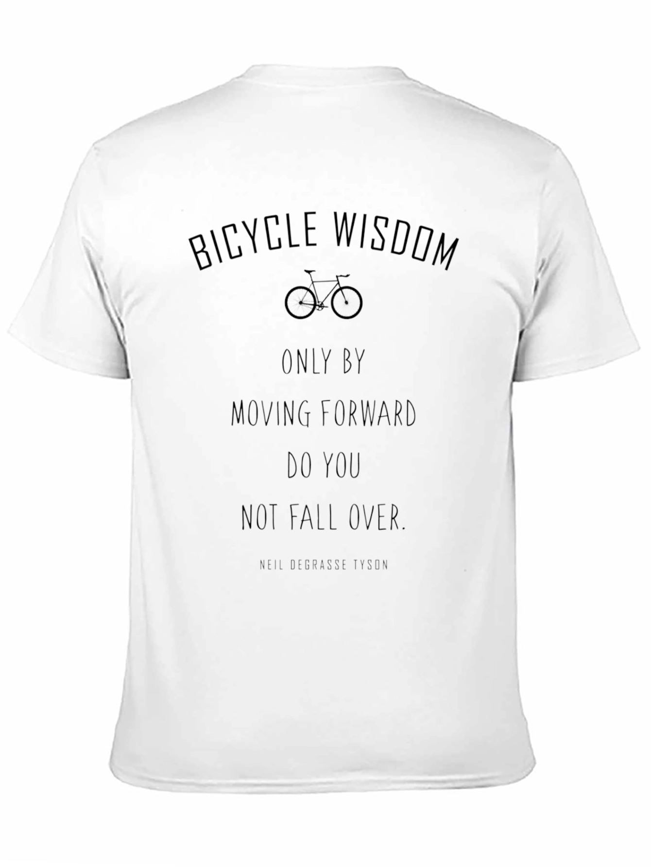 Bicycle Wisdom Graphic Tee - Moving Forward T-Shirt