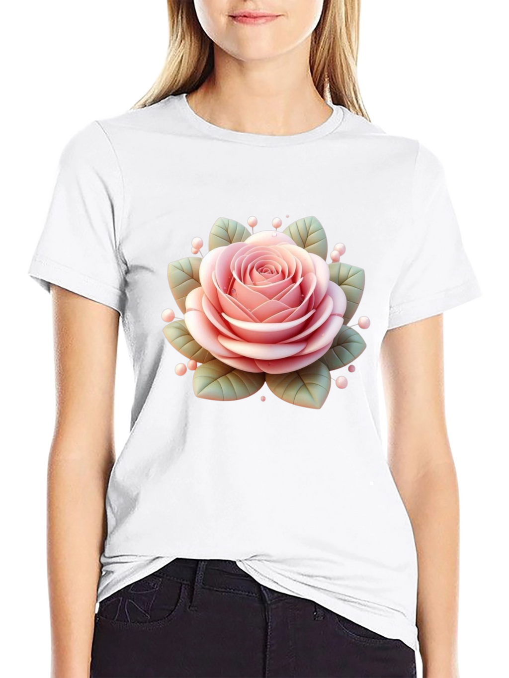 Black Rose Graphic Tee