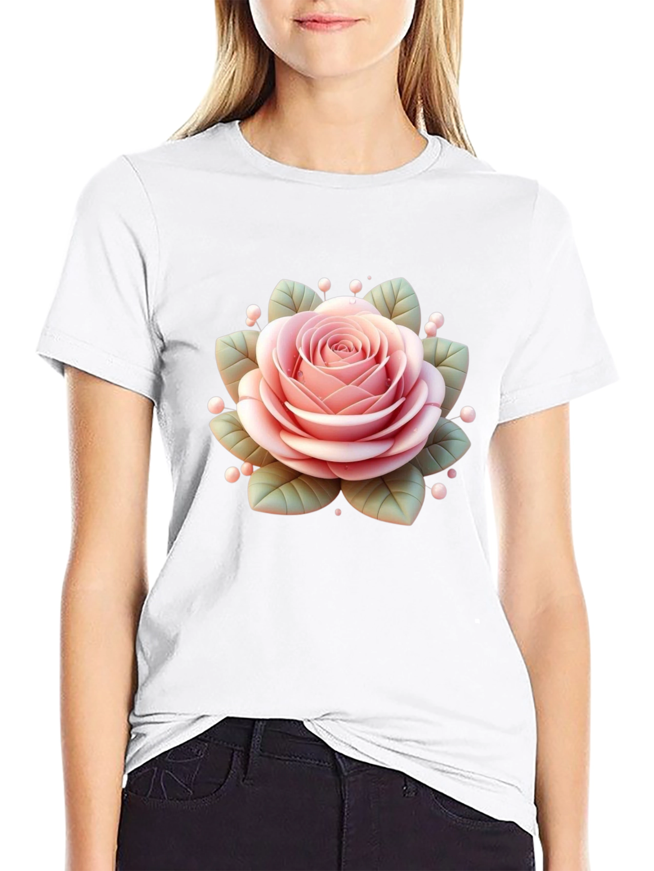 Black Rose Graphic Tee