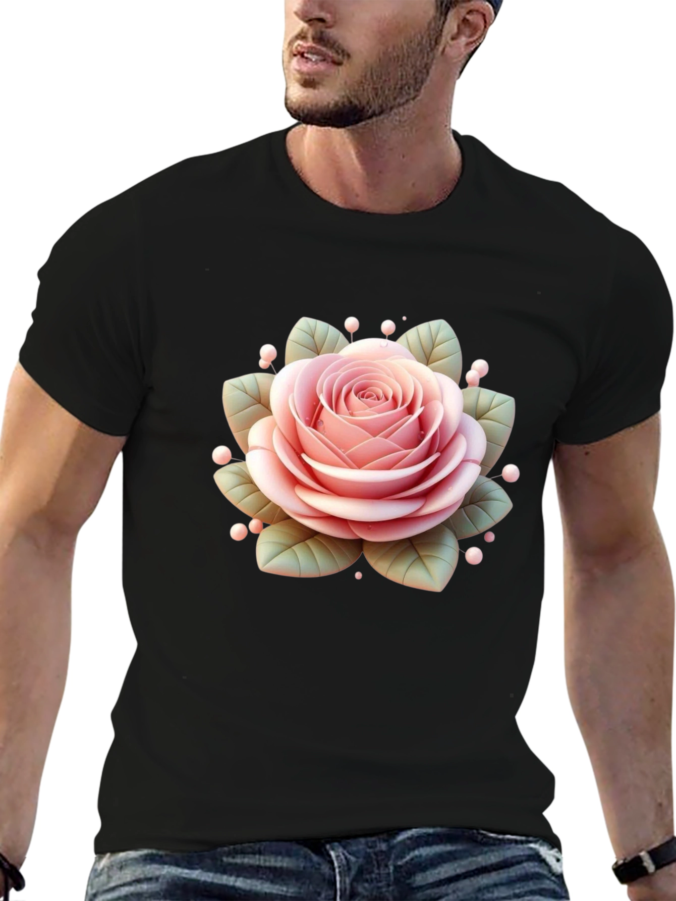 Black Rose Graphic Tee