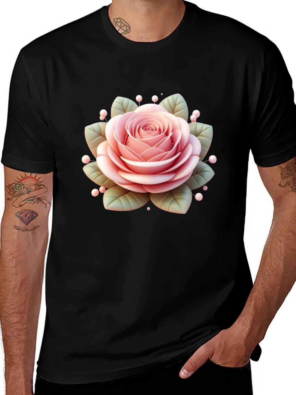 Black Rose Graphic Tee