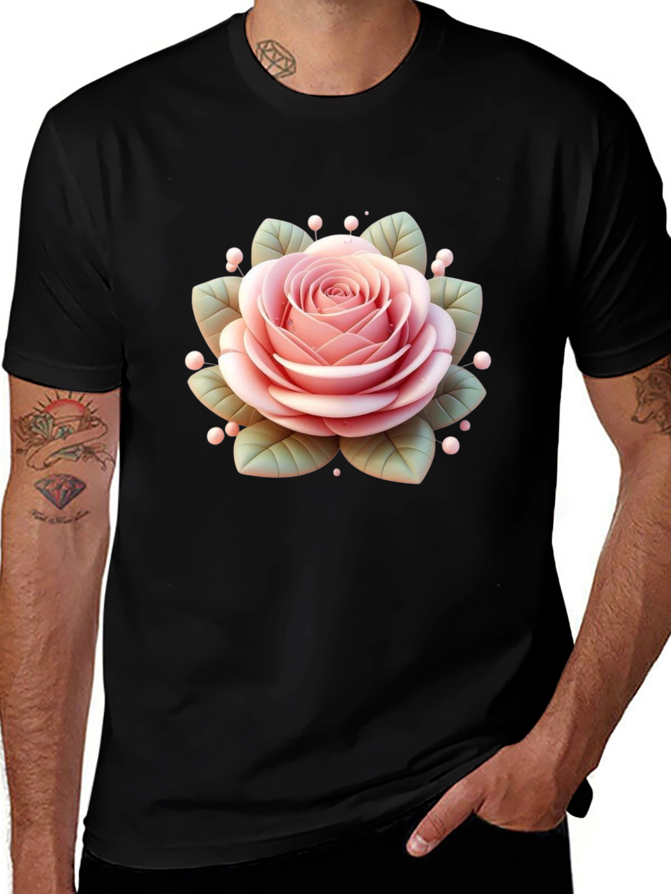 Black Rose Graphic Tee