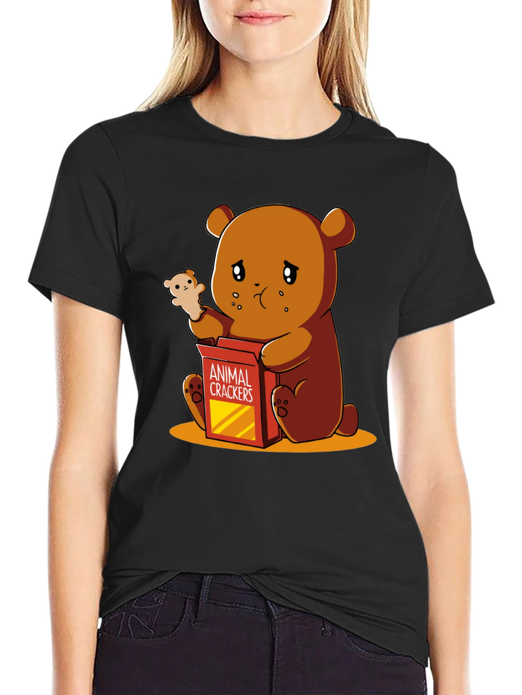 Sad Bear Animal Cracker T-Shirt