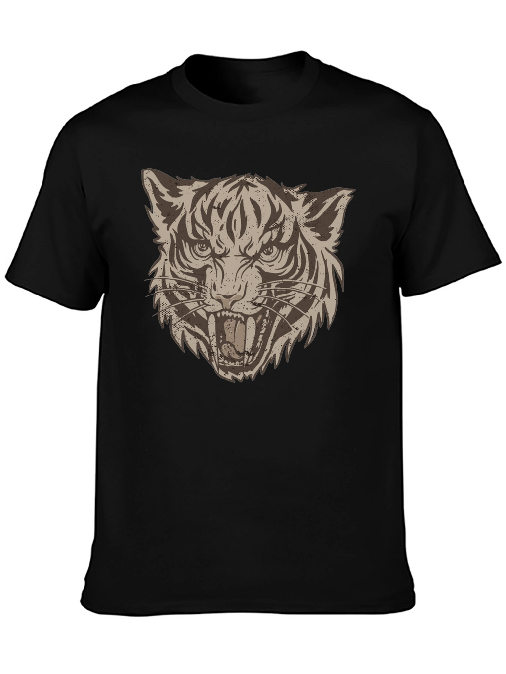 Tiger Graphic Print Tee - Bold Style