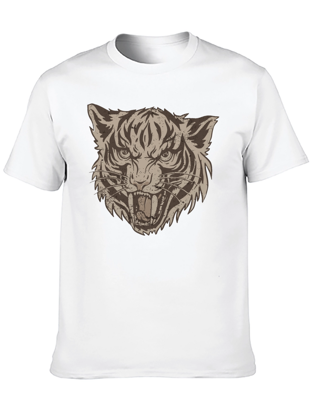 Tiger Graphic Print Tee - Bold Style