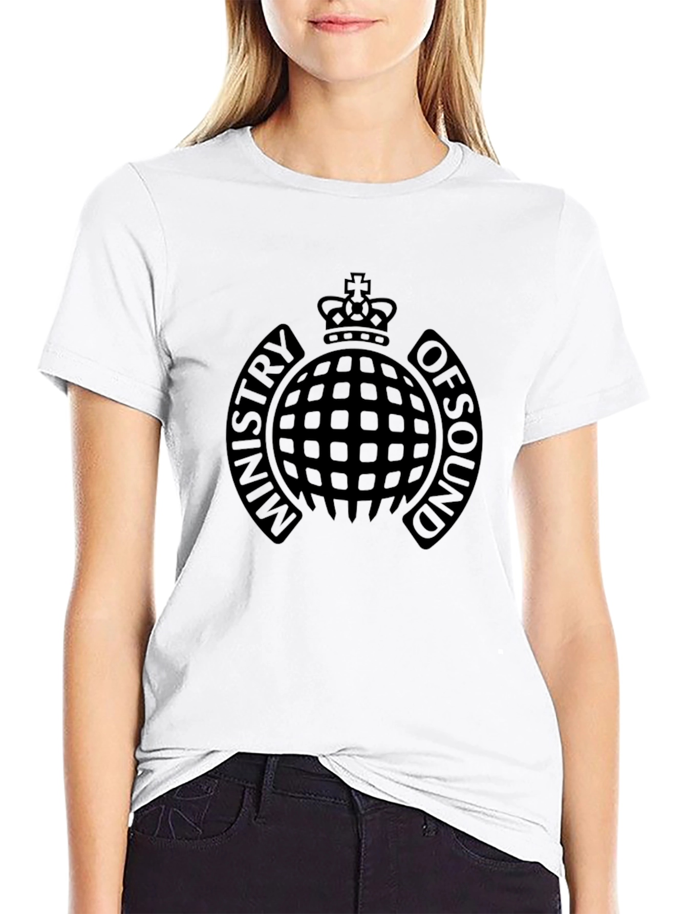Ministry of Sound Black Graphic T-Shirt