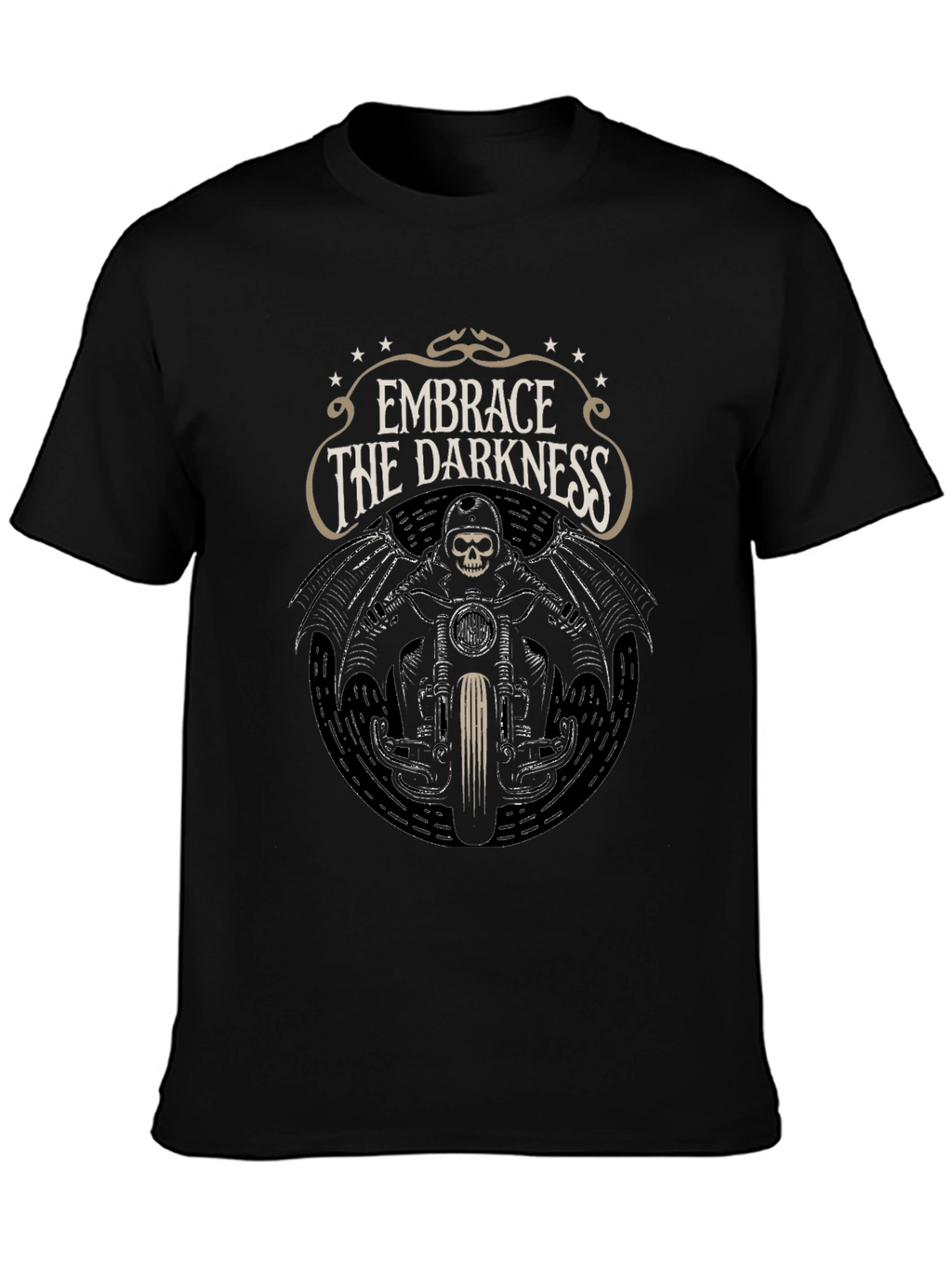 Embrace the Darkness Biker T-Shirt