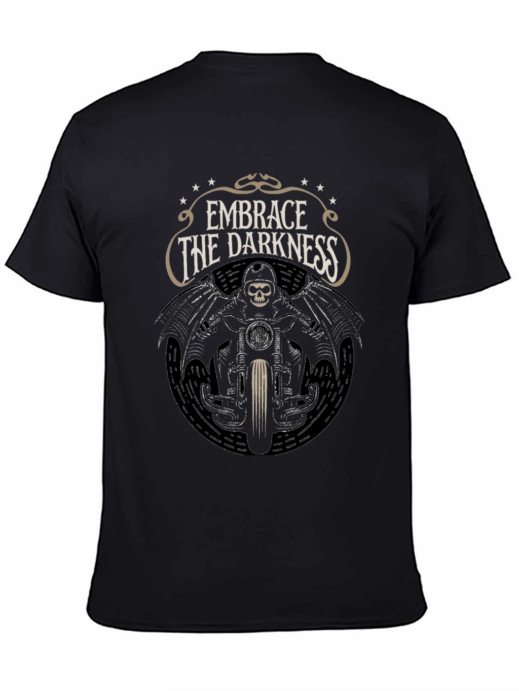 Embrace the Darkness Biker T-Shirt