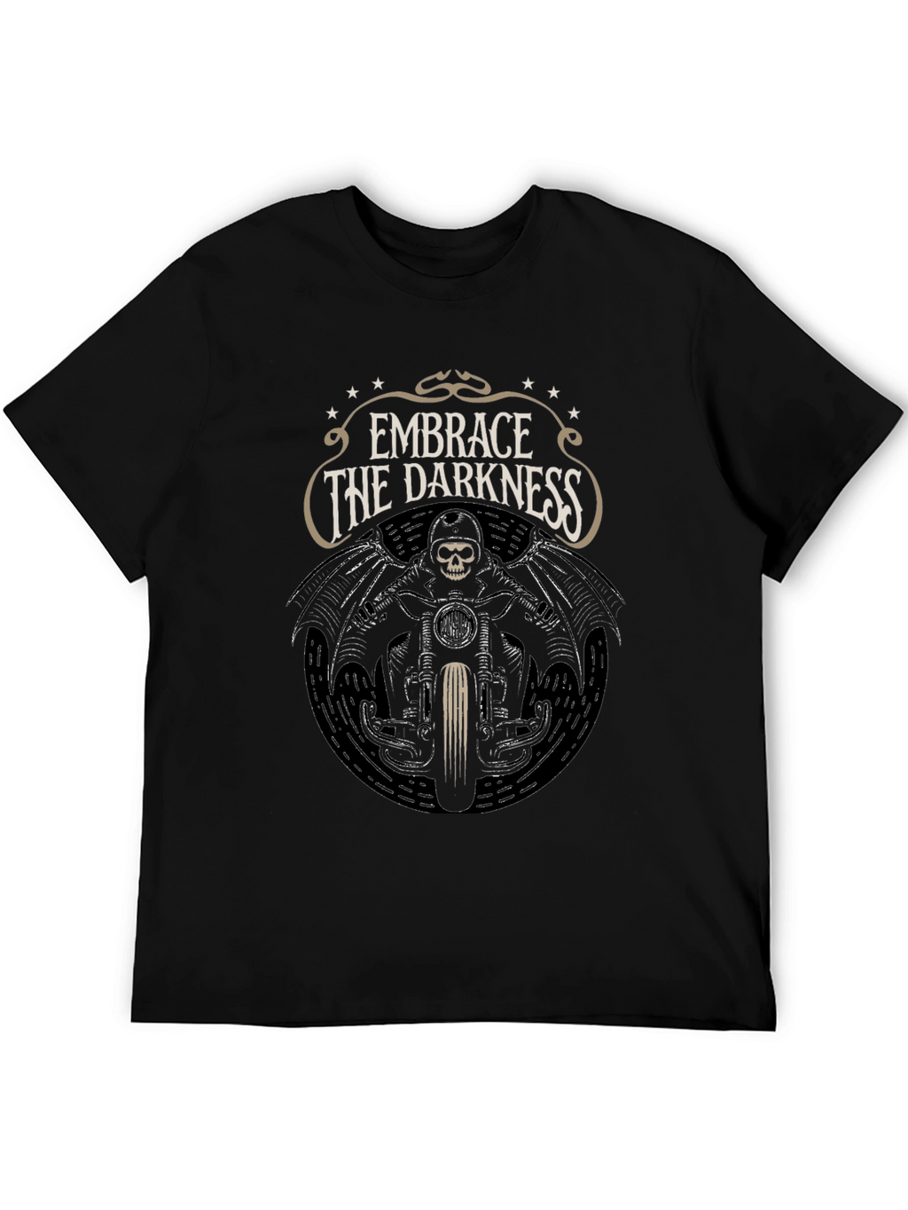 Embrace the Darkness Biker T-Shirt