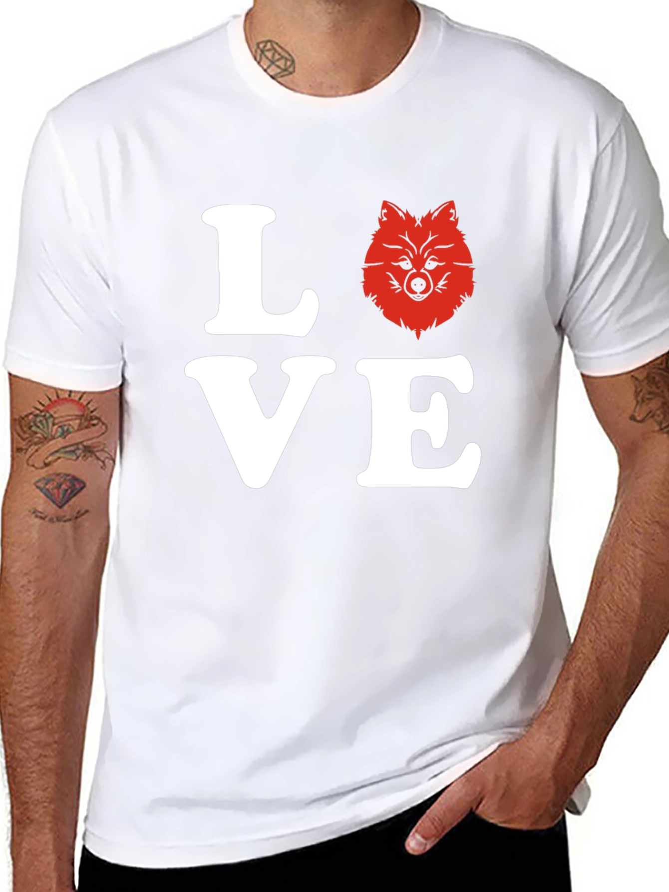 Love Pomeranian Dog T-Shirt