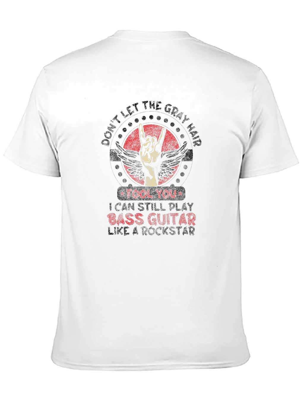 Bass Guitar Rockstar Graphic Tee