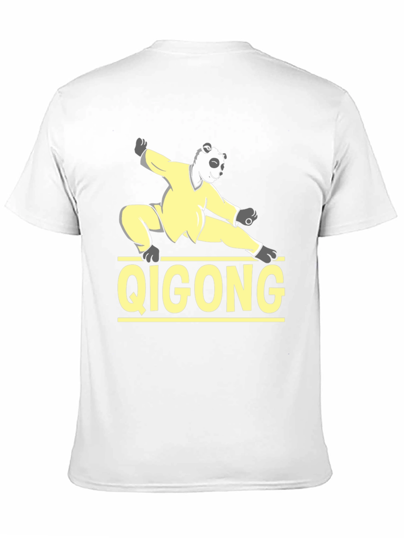 Panda Qigong Black T-Shirt