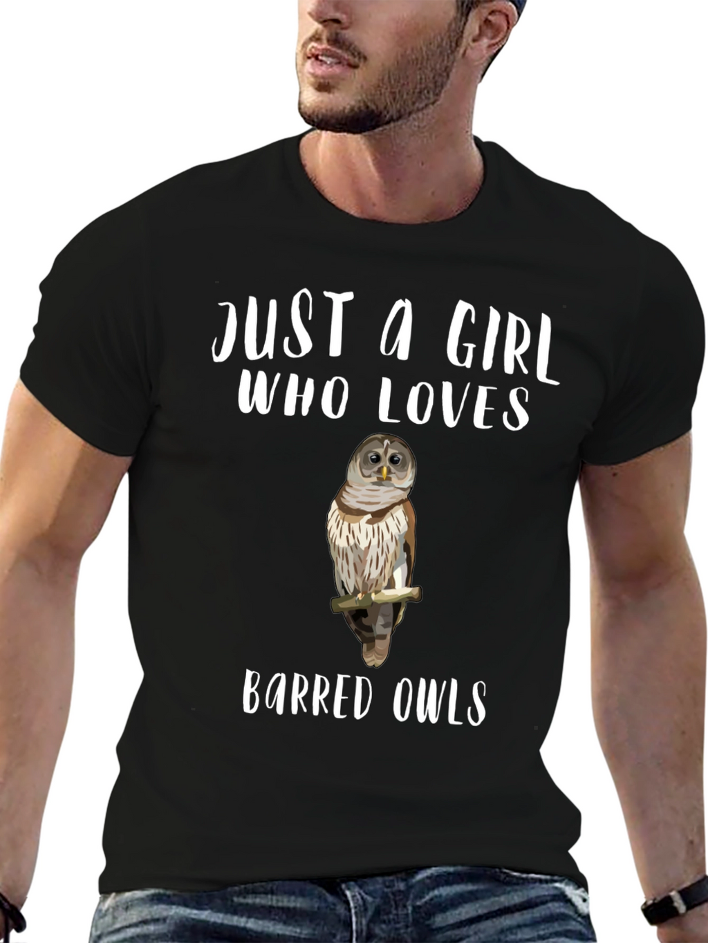 Just A Girl Who Loves Barred Owls T-Shirt