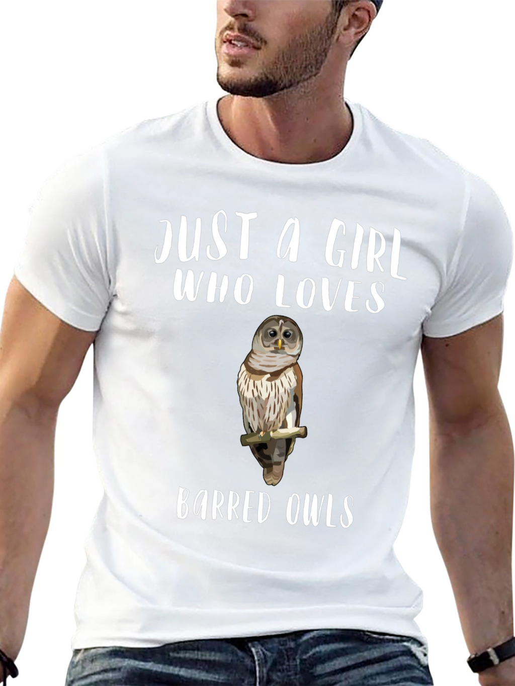 Just A Girl Who Loves Barred Owls T-Shirt