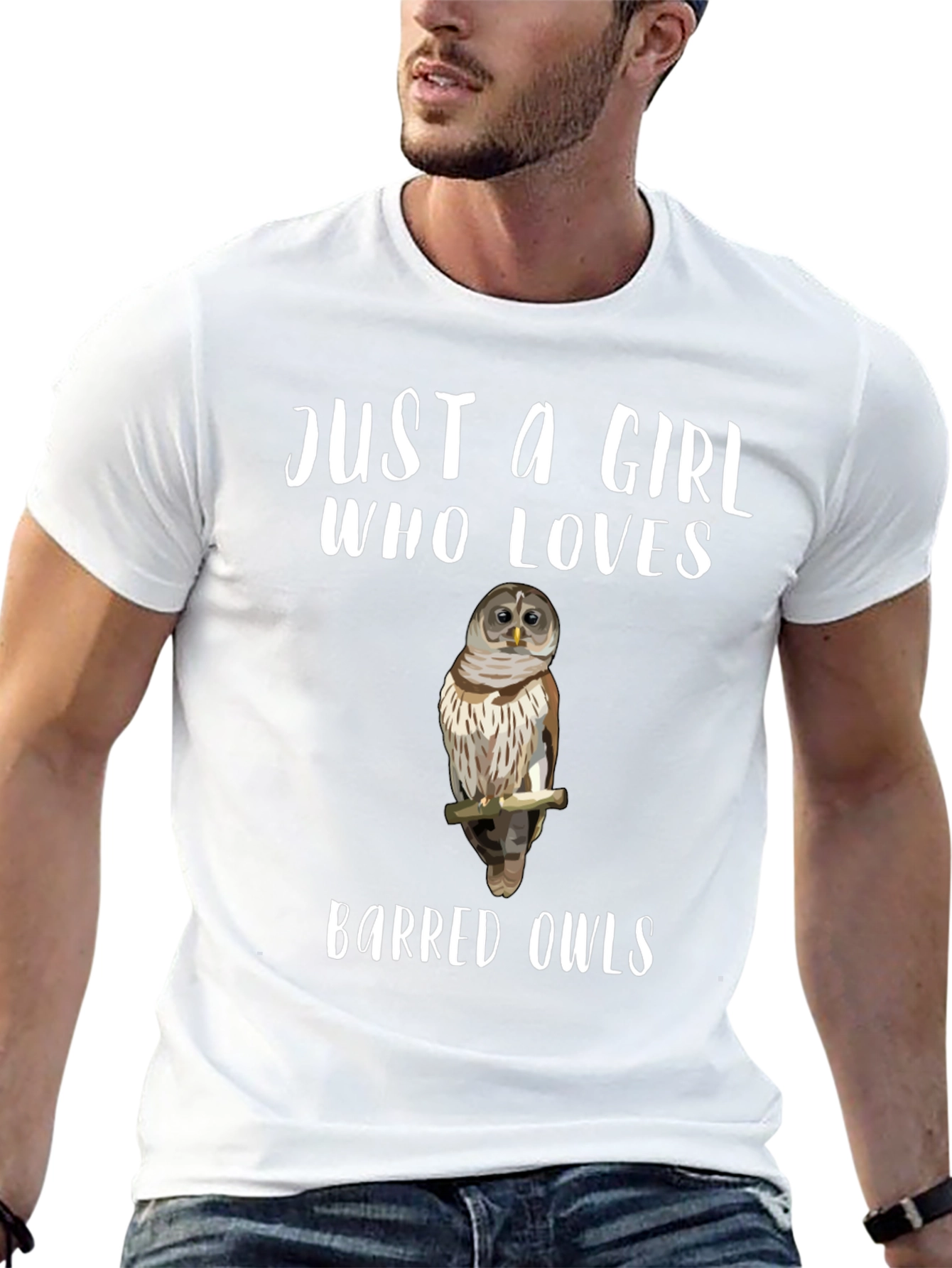 Just A Girl Who Loves Barred Owls T-Shirt