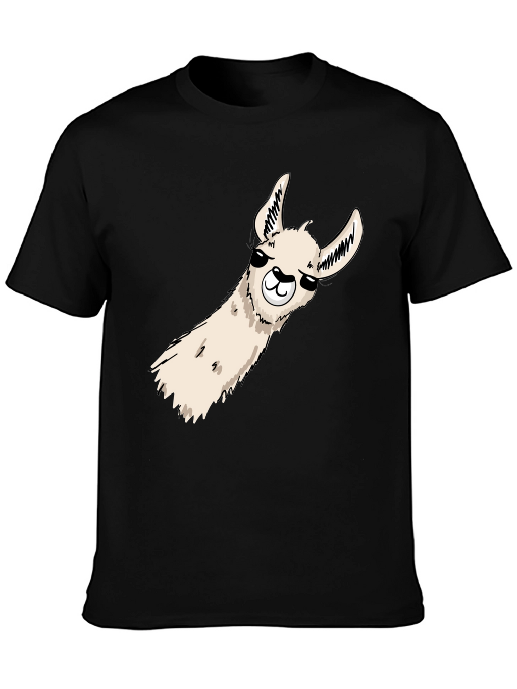 Llama Graphic Tee - Soft Cotton Blend