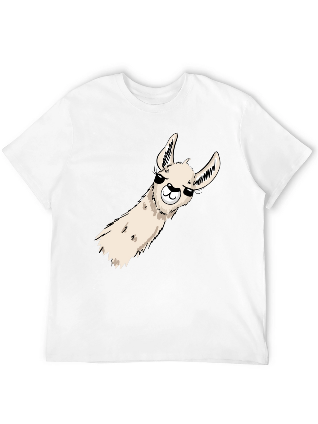 Llama Graphic Tee - Soft Cotton Blend