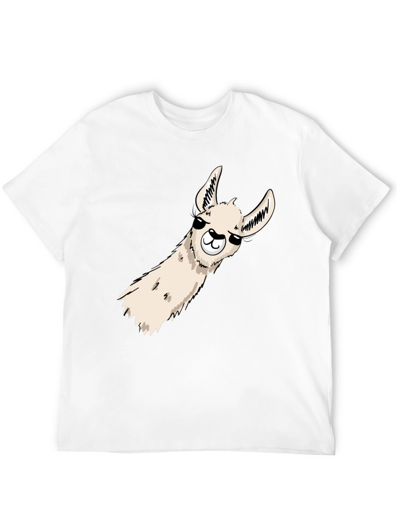 Llama Graphic Tee - Soft Cotton Blend