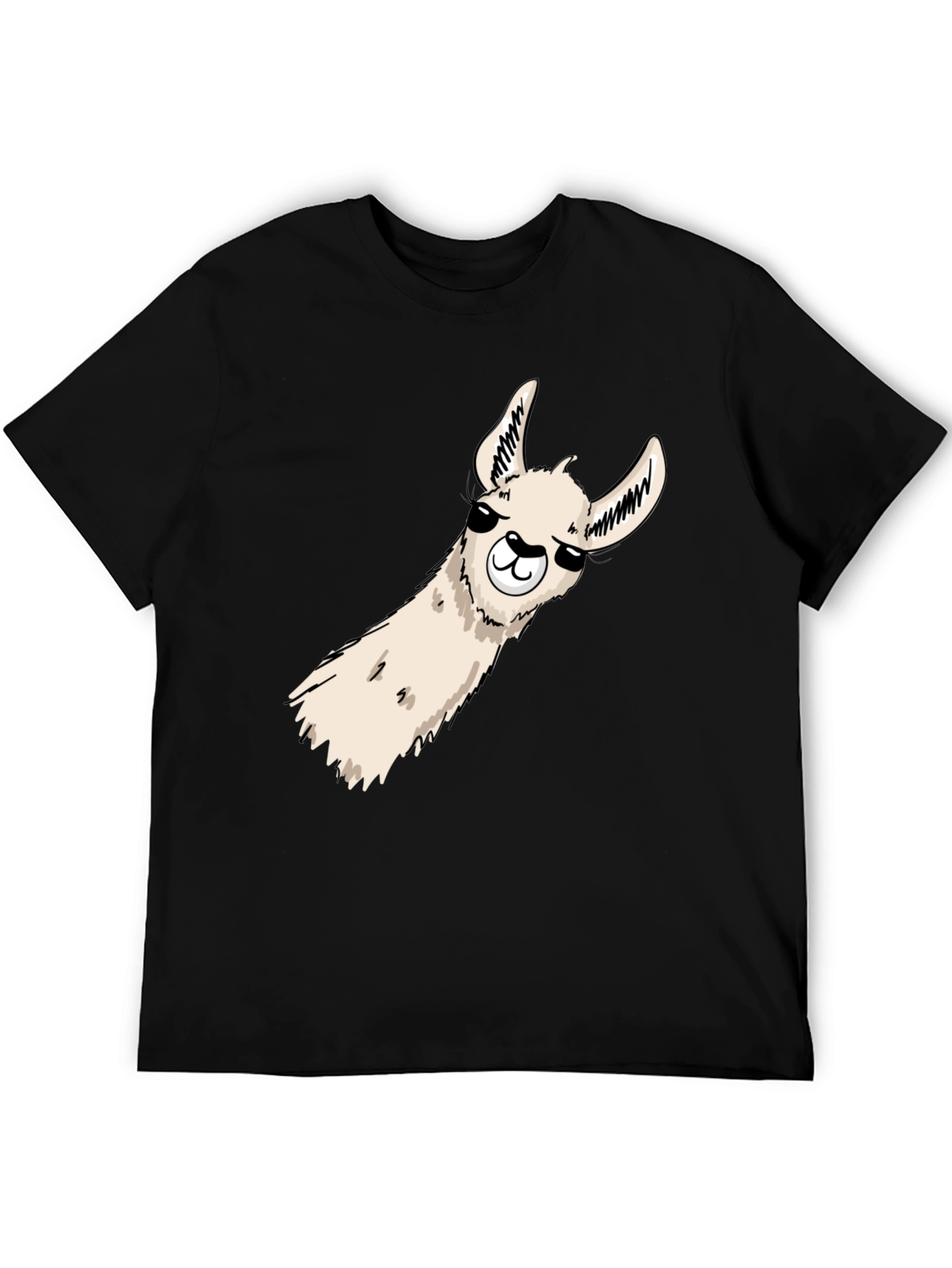 Llama Graphic Tee - Soft Cotton Blend