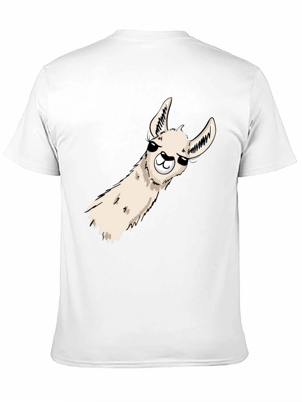 Llama Graphic Tee - Soft Cotton Blend