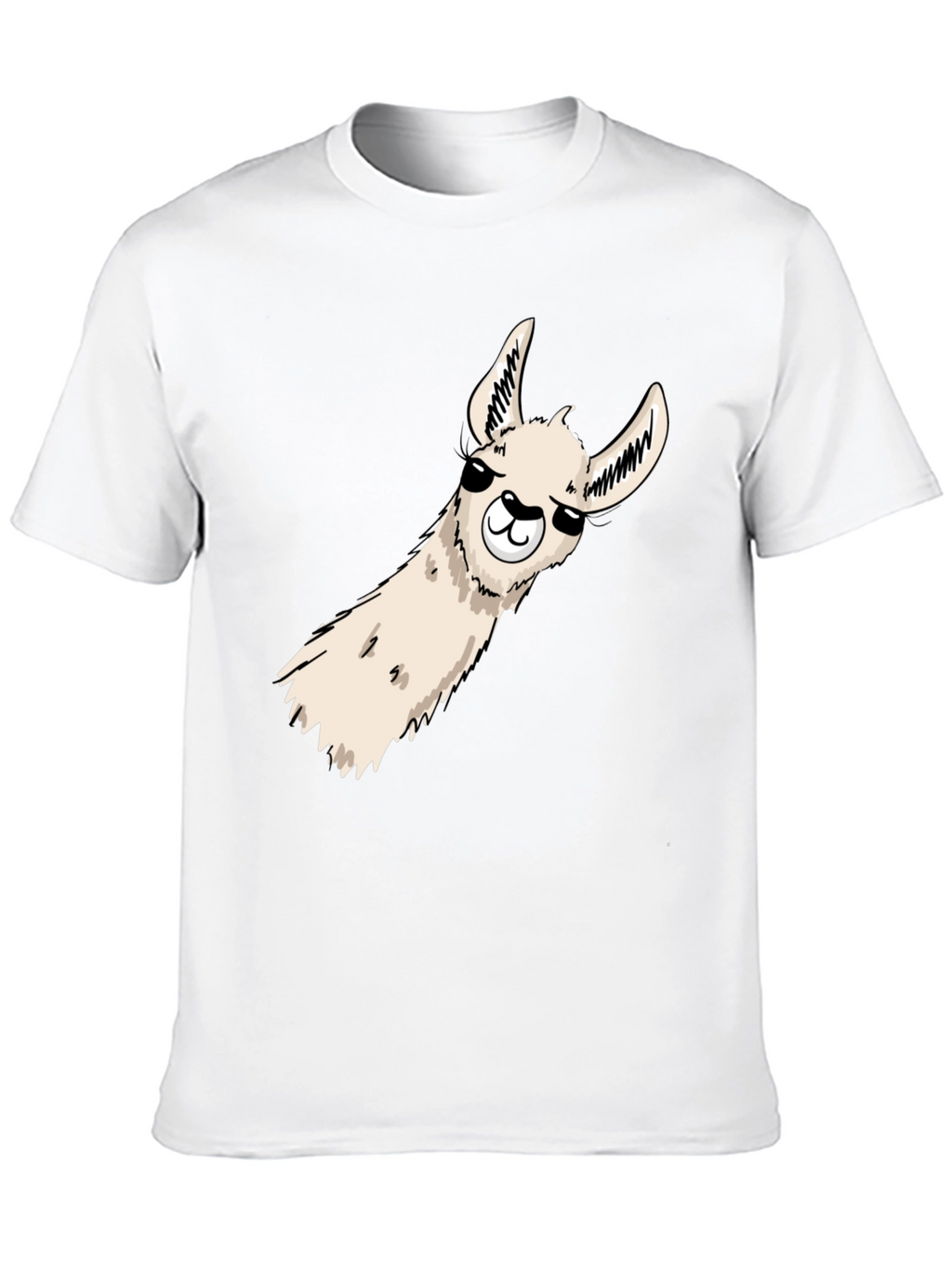 Llama Graphic Tee - Soft Cotton Blend