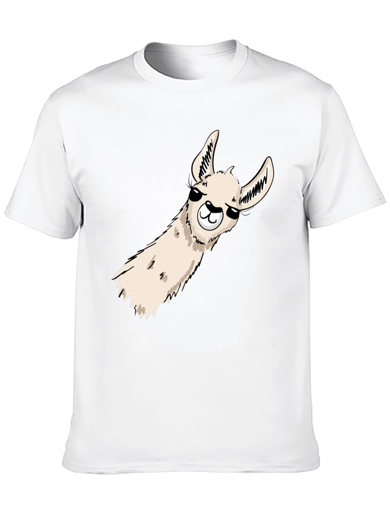 Llama Graphic Tee - Soft Cotton Blend