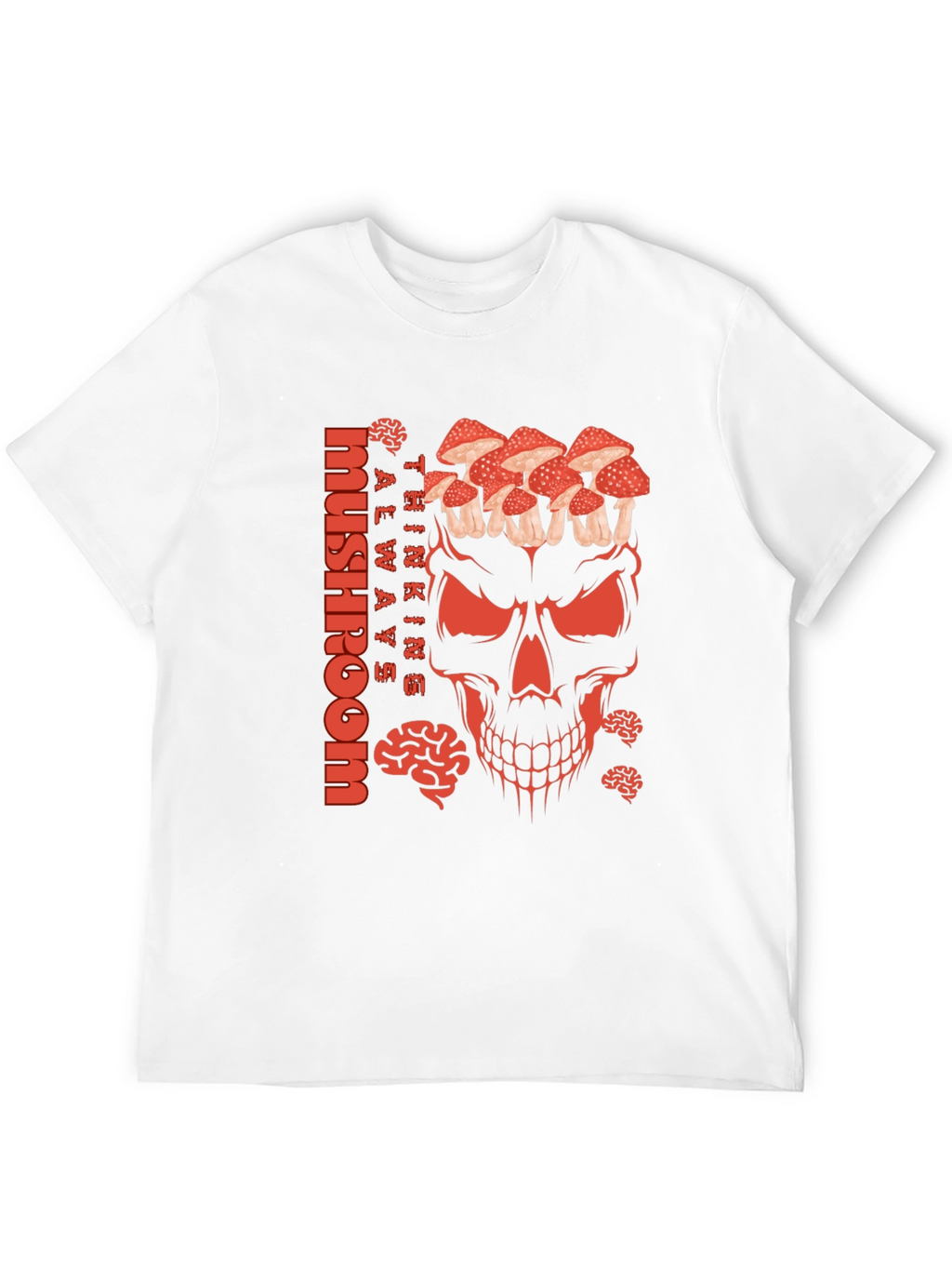 Mushroom Skull Graphic Tee