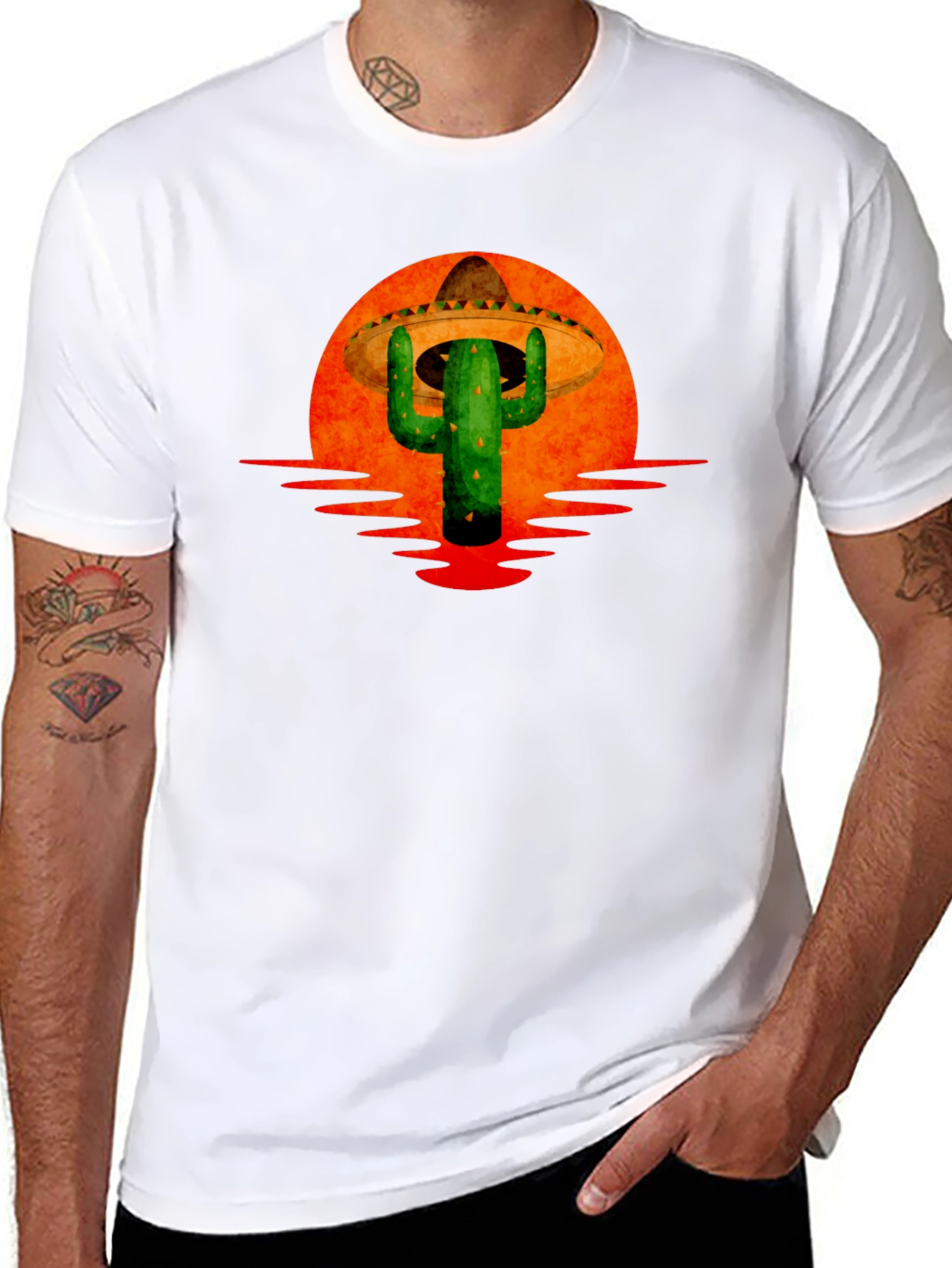 Cactus Sunset Graphic Tee
