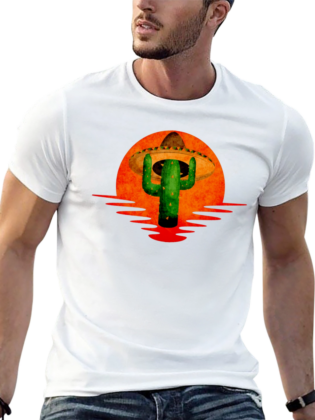 Cactus Sunset Graphic Tee